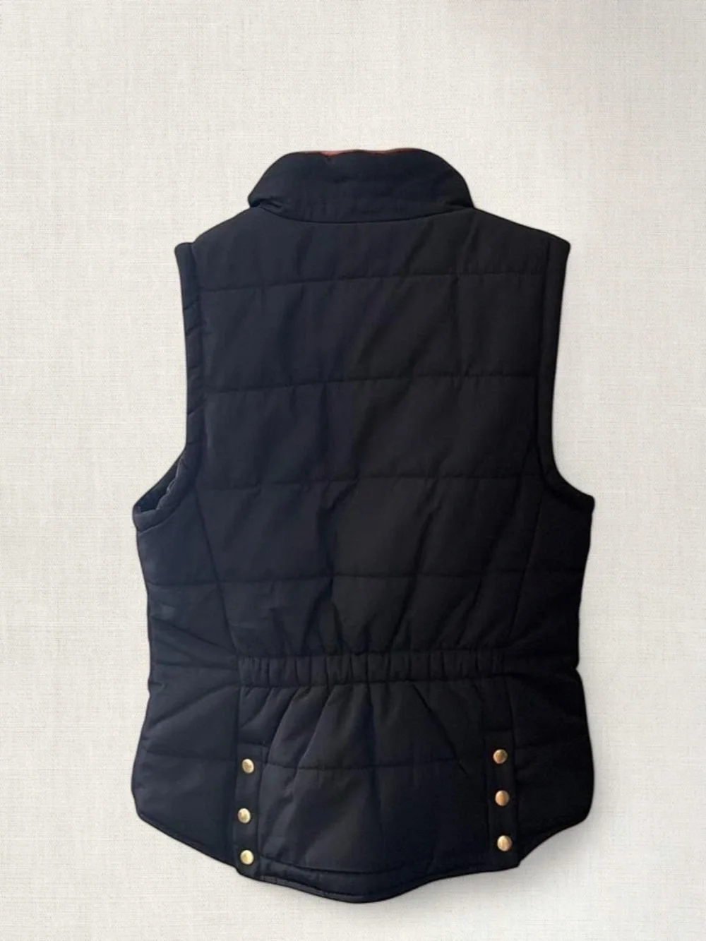 Copper Key Black Kids Vest with Orange Trim